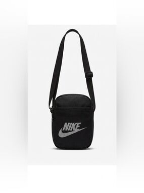 Nike Black Crossbody Bag with White Logo